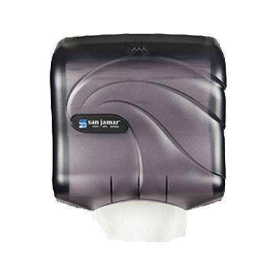 San Jamar T1759TBK Ultrafold Oceans Towel Dispenser, Translucent Black Pearl