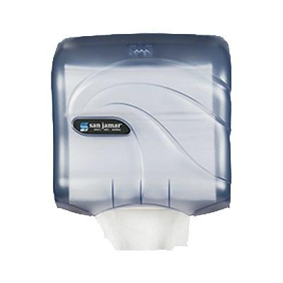 San Jamar T1759TBL Ultrafold Oceans Towel Dispenser, Translucent Arctic Blue