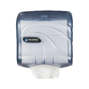 San Jamar T1759TBL Ultrafold Oceans Towel Dispenser, Translucent Arctic Blue