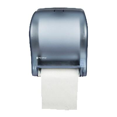 San Jamar T8000TBL Tear-N-Dry Essence Classic Towel Dispenser, Translucent Arctic Blue