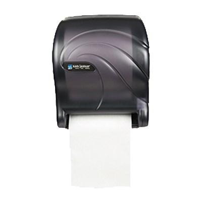 San Jamar T8090TBK Tear-N-Dry Essence Oceans Towel Dispenser, Translucent Black Pearl