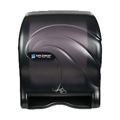 San Jamar T8490TBK Smart Essence Oceans Towel Dispenser, Translucent Black Pearl