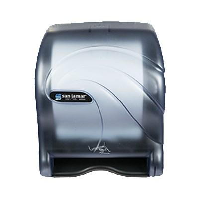 San Jamar T8490TBL Smart Essence Oceans Towel Dispenser, Translucent Arctic Blue