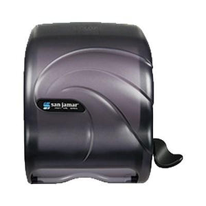 San Jamar T990TBK Oceans Element Paper Towel Dispenser, Translucent Black Pearl