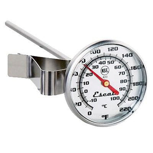 San Jamar THDLLD Escali Instant Read Beverage Thermometer, 1-3/4" Dial Diameter, 6" Probe, NSF