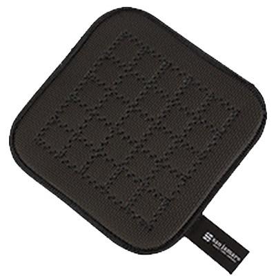 San Jamar UHP77BK Ultigrips Hot Pad, 7" X 7", Black
