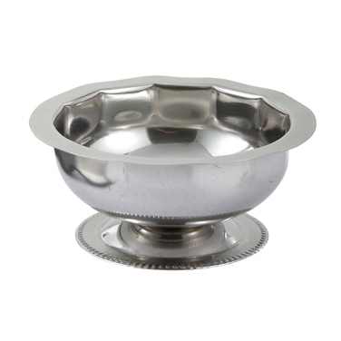 Winco SD-5 Sherbet Dish, 5 oz., footed, stainless steel