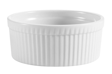 CAC China SFB-32 Souffle Bowl, 32 oz., 6" dia. x 2-3/4"H, round, fluted