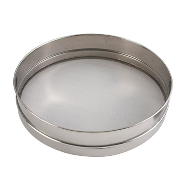 Winco SIV-10 Sieve, 10" dia. x 3" deep, round, stainless steel rim with #20 mesh