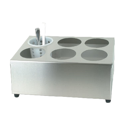 Thunder Group SLFC006 6-Holes S/S Flatware Cylinder Holder