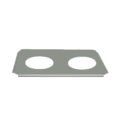 Thunder Group SLPHAP088 Two Hole Adaptor Plate with Openings 8-1/2"