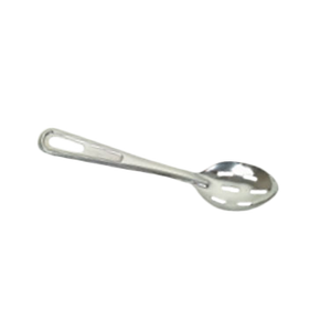 Thunder Group SLSBA211 13" Stainless Steel Solid Flat Handle Basting Spoon