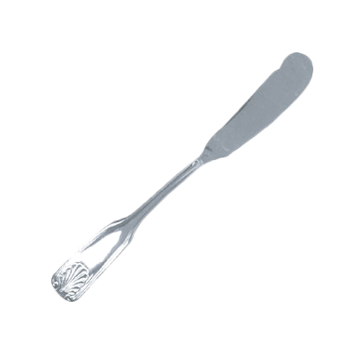 Thunder Group SLSS011 Butter Knife, 18/0 stainless steel, mirror-finish, Sea Shell