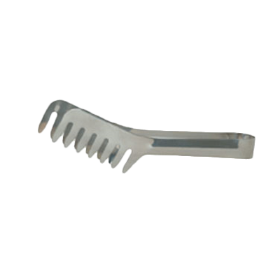 Thunder Group SLTG208 8" Stainless Steel Spaghetti Tongs