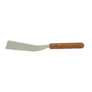 Thunder Group SLTWPS003 Pizza Server, 3" x 5" square blade, 10-1/2" OA length, wood handle, stainless steel