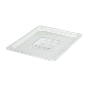 Winco SP7200S Poly-Ware™ Food Pan Cover, 1/2 size, solid, with handle, polycarbonate, NSF