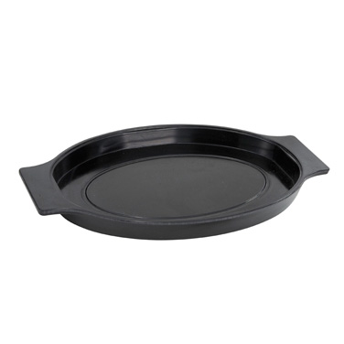 Winco SWU-11 Underliner, for sizzling platter (SIZ-11), oval, plastic, black