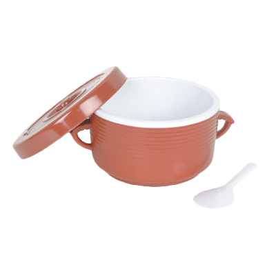 Thunder Group T-111 Rice Container, with lid, 64 oz., 2 loop side handles, insulated, plastic