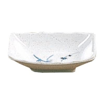 Thunder Group 0001BB Blue Bamboo 2 oz. Rectangular Melamine Sauce Dish