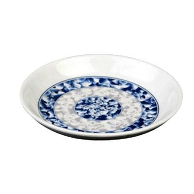 Thunder Group 1004DL Blue Dragon 4-1/2" Round Melamine Plate