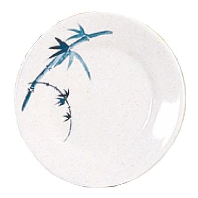 Thunder Group 1006BB Blue Bamboo 6" Round Melamine Plate