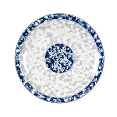 Thunder Group 1007DL Blue Dragon 6-7/8" Round Melamine Plate