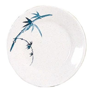 Thunder Group 1009BB Blue Bamboo 9-1/8" Round Melamine Plate