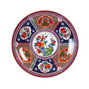 Thunder Group 1015TP Peacock 14-3/8" Round Melamine Plate