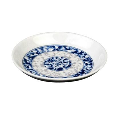 Thunder Group 102.8DL Blue Dragon 2 oz. Round Melamine Sauce Dish