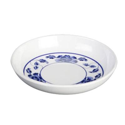 Thunder Group 102.8TB Lotus 2 oz. Round Melamine Sauce Dish