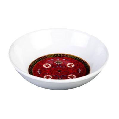 Thunder Group 1101TR 1 oz Longevity Pattern Melamine Sauce Dish
