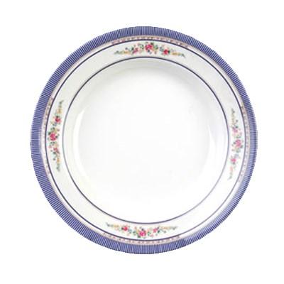 Thunder Group 1106AR Rose 3 oz. Round Melamine Soup Plate