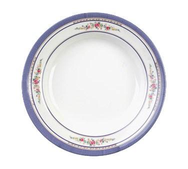 Thunder Group 1107AR Rose 5 oz. Round Melamine Soup Plate