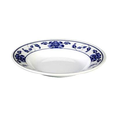 Thunder Group 1110TB Lotus 12 Oz. Round Melamine Soup Plate