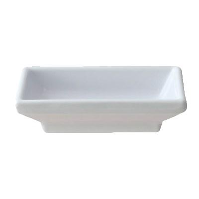 Thunder Group 19001WT Classic White 2 oz. Melamine Sauce Dish