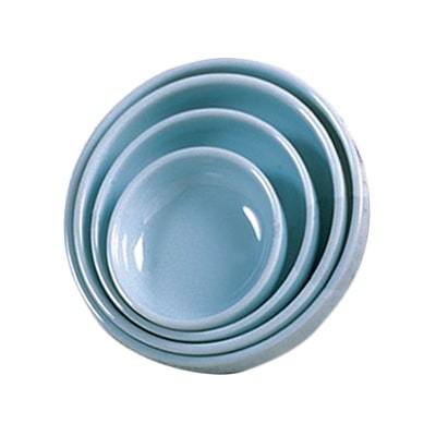 Thunder Group 1903 Blue Jade 3 oz. Round Melamine Flat Bowl