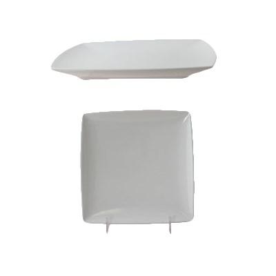 Thunder Group 29006WT Classic White 6" x 6" Square Melamine Plate