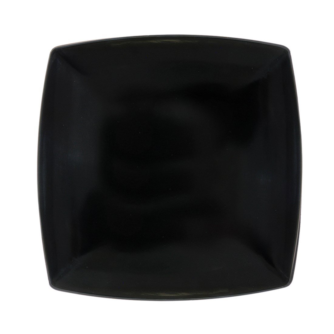 Thunder Group 29009BK Classic Black 9" x 9" Square Melamine Plate