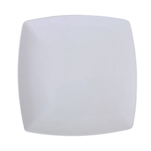 Thunder Group 29009WT Classic White 9" x 9 Square Melamine Plate