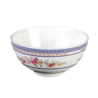 Thunder Group 3004AR Rose 12 oz. Round Melamine Rice Bowl