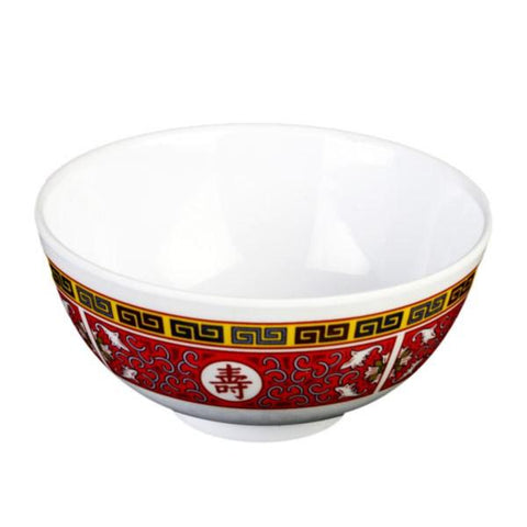 Thunder Group 3006TR Longevity 9 oz. Round Melamine Rice Bowl