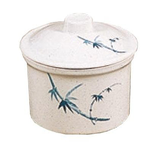 Thunder Group 3504BB 14 oz Blue Bamboo Pattern Melamine Bowl