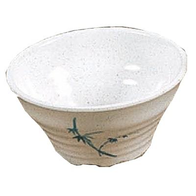Thunder Group 3540BB Blue Bamboo 8 oz. Round Melamine Deep Saucer