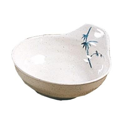 Thunder Group 3545BB Blue Bamboo 6 oz. Round Melamine Saucer