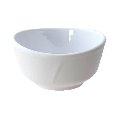 Thunder Group 39045WT Classic White 11 oz. Round Melamine Bowl
