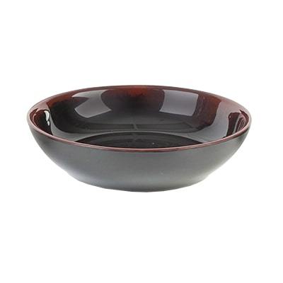 Thunder Group 3955TM Tenmoku Black 9 oz. Round Melamine Bowl