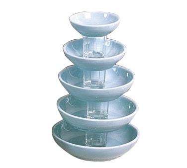 Thunder Group 3965 15 oz Blue Jade Pattern Melamine Bowl