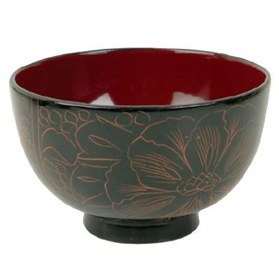 Thunder Group 45-2 Wood Bowl for Soup/Rice 4.25" Diameter