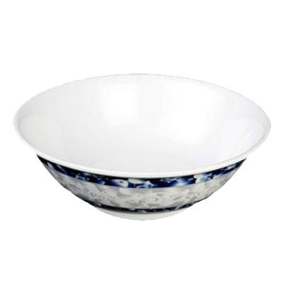 Thunder Group 5095DL 96 oz Blue Dragon Pattern Melamine Rimless Bowl