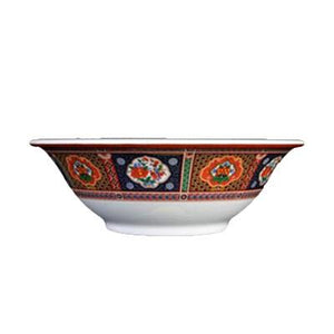 Thunder Group 5106TP 15 oz Peacock Pattern Melamine Deep Bowl